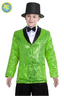 GIACCA PAILLETTES VERDE